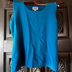 Vintage Chico’s Design Knit Tank Blouse Size 2